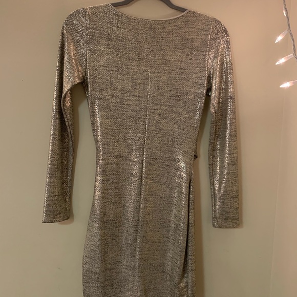 Lulus Gold Dress - Picture 6 of 7